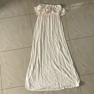 Strapless maxi dress